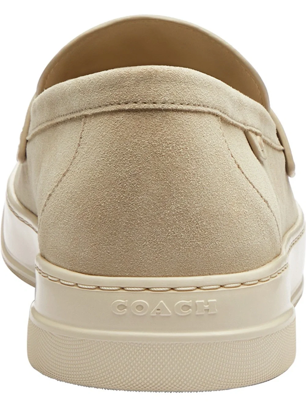 Coach Tan Suede Signature Slip-On Loafers NEW 8.5